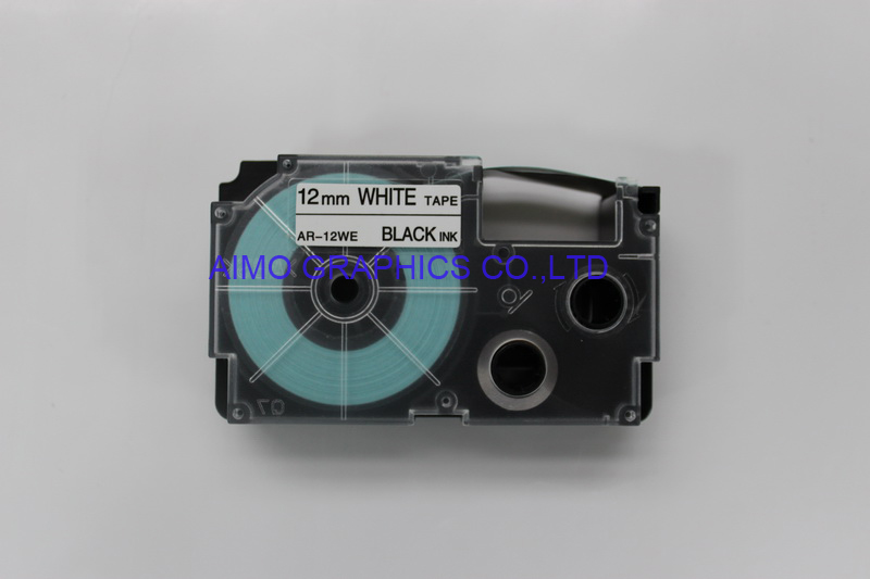 12mmx8m label tape replacement for CASIO XA-12WE.