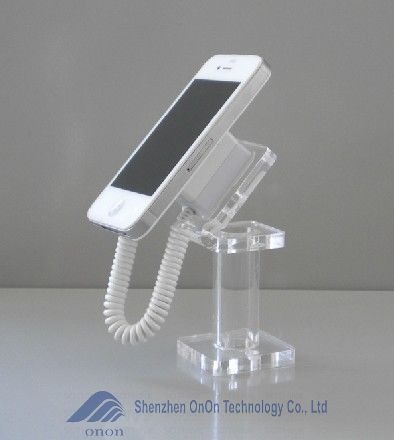 Mechanical security display stand for Cellpho