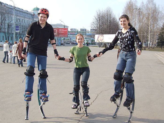 Electric Scooter Fitness Equipment ,Jumping Stilts