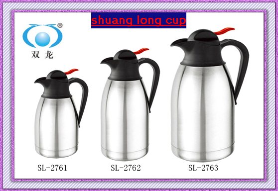 stainless steel vacuum water pot in kitchen 