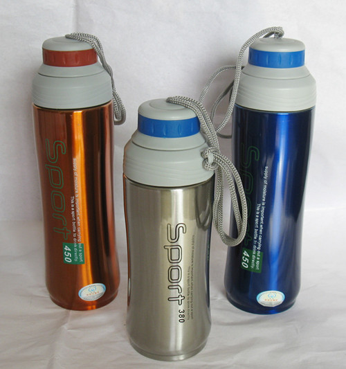 Double wall stainless steel thermal water bottle S