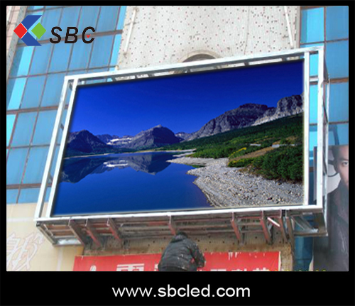 P10 outdoor full color led display