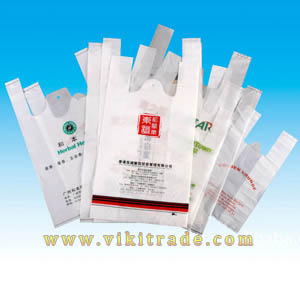 T-Shirt Bag, Plastic bag, PE bag, PO bag, PP bag, 