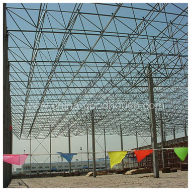 Steel structure warehouse with crane 