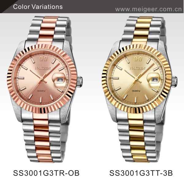 2013 IP Rose Gold Plating Stainless steel watches 