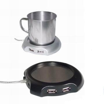 USB cup/mug warmer with 4 USB hubs