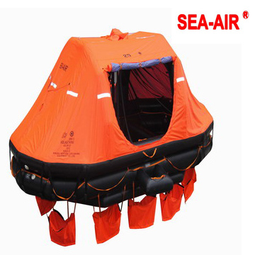 DAVIT-LAUNCHED SELF-RIGHTING INFLATABLE LIFE RAFT