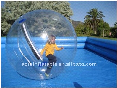Inflatable walk on water ball 