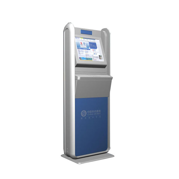 Public information kiosk with metal keyboard