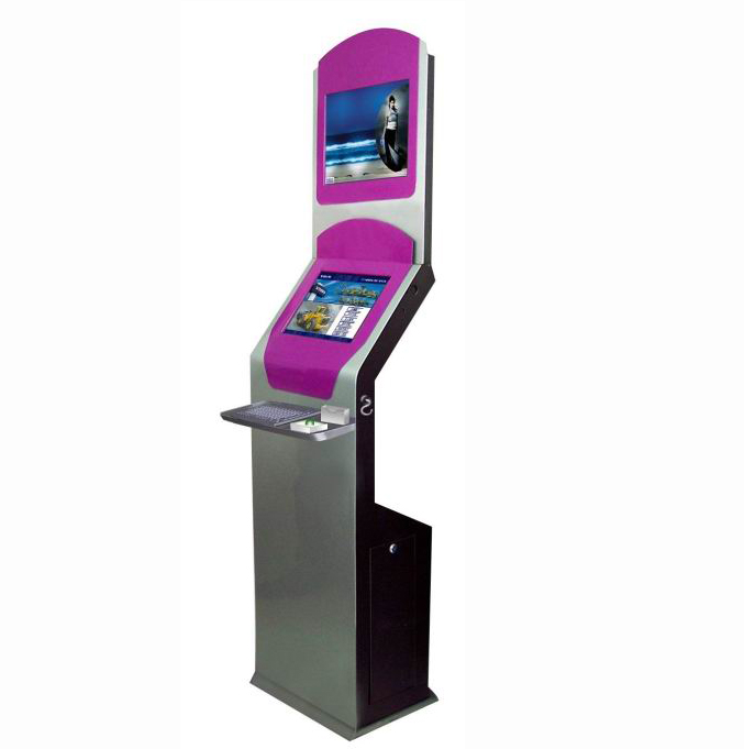 ual Screen Information Kiosk for Information Check
