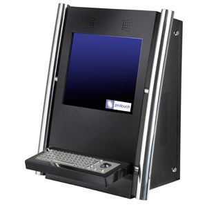 Desktop touchscreen internet kiosk