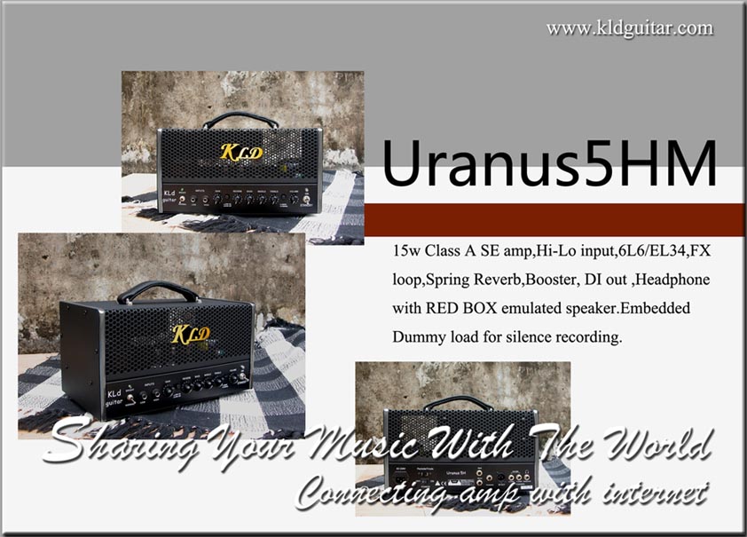 Kldguitar Uranus 5HM 5w  6l6 tube guitar amp head 