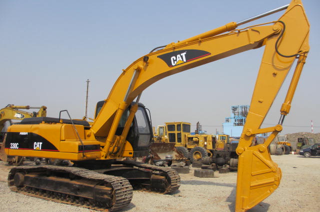 used cat 330c excavator