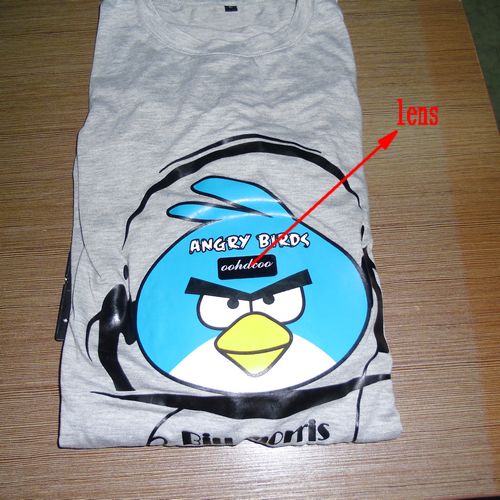 T-Shirt Hidden Lens for Poker Analyzer