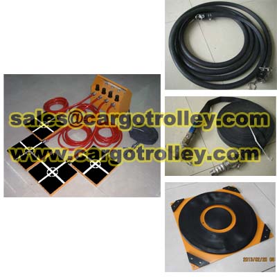 Air bearing rigging system protected your floor wh