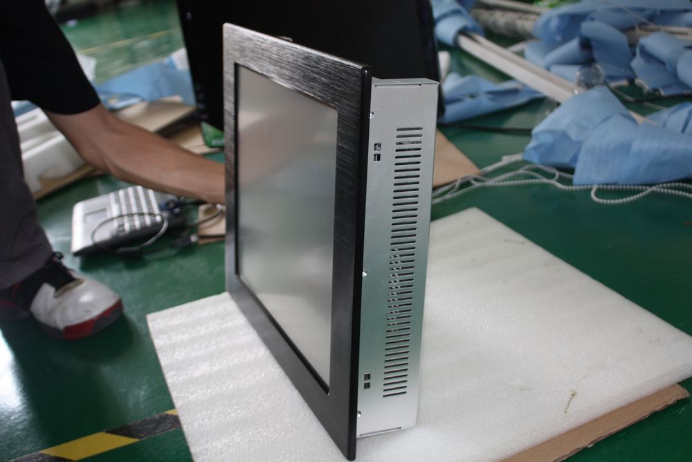 12 Inch HDMI LED Industrial panel PC  4COM,RS485