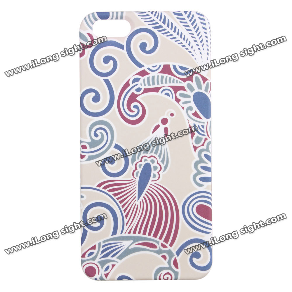 Embossed Flower Design Hard Case For iPhone 5