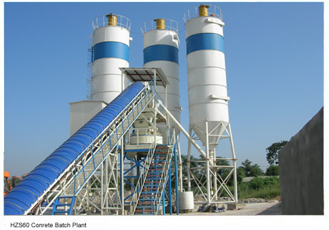 HZS60 Stationary Concrete Mixing Plant