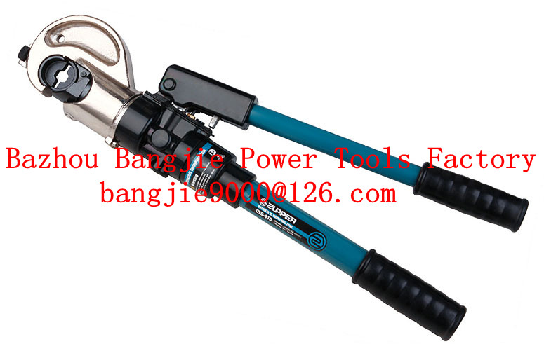 Hydraulic crimping tool Safety system inside