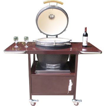 21& quot; kamado grill with table HTL-21P2