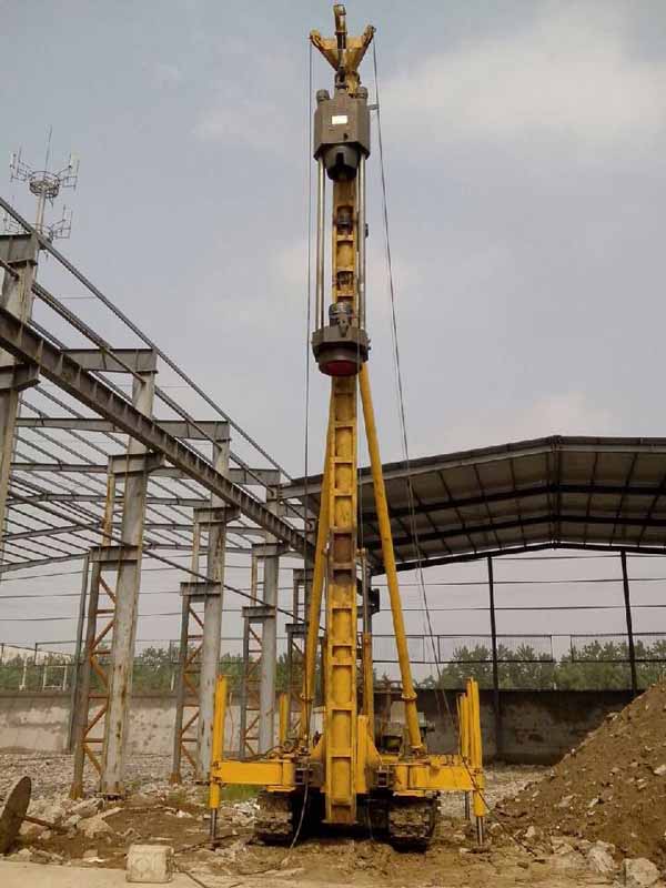 diesel hammer piling rig