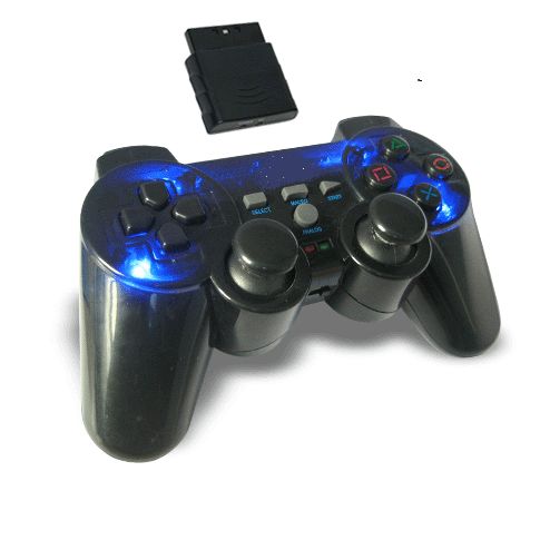 Wireless Joypad with light for PS2 