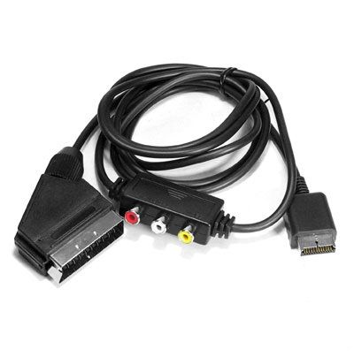 Rgb Scart Av Video Audio Cable For Ps2 