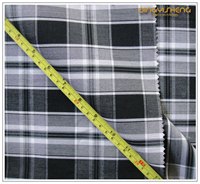 Black and White Checks Suit Fabric