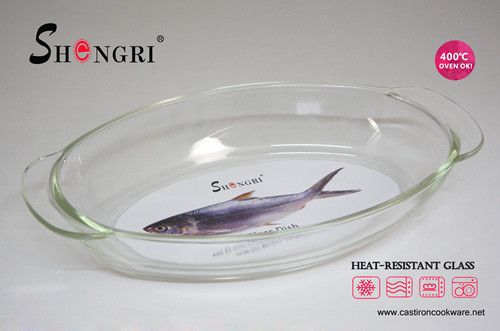 1.5L heat-resistant pyrex glass baking dish