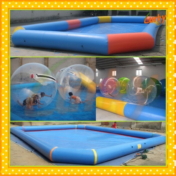 Top inflatable pool/inflatable water ball pool