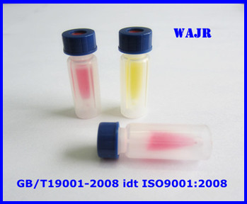 VP91 0.3ml PP Short Screw-Thread Micro-Vial, clear 