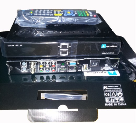 new model digital satellite receiver JynxBox Ultra HD V3 with WIFI