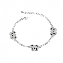 Lovely Panda Austria Crystal Bracelet-Crystal Clea