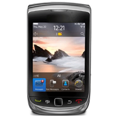 Blackberry Torch 9800 Unlocked Phone with 5 MP Camera, Full QWERTY Keyboard and 4 GB Internal Storage - Unlocked Phone