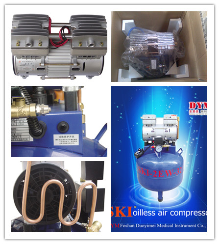 K0011 SKI dental one for two silence oil-free air compressor (32L)? CE