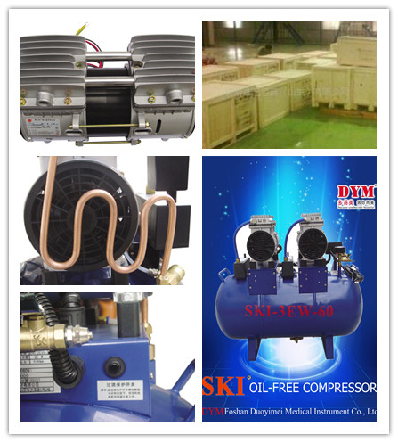 K0012 SKI dental one for three silence oil-free air compressor (60L)? CE