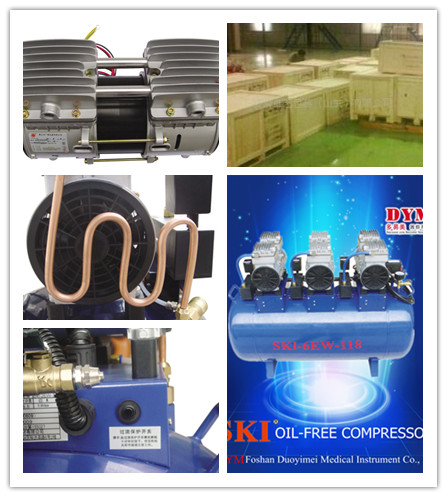 K0013-2 SKI dental one for five silence oil-free air compressor (118L)? CE