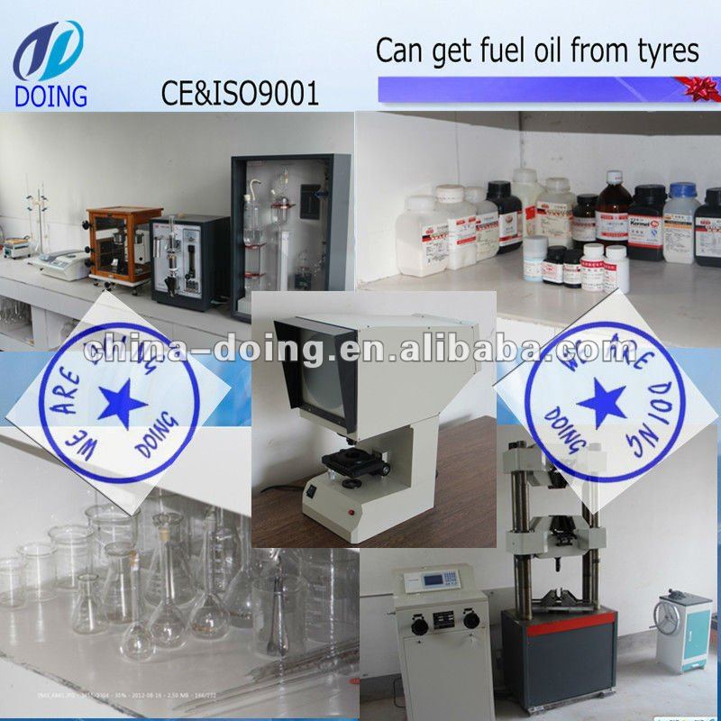 Waste Tyre Recycling to Oil Machinery with High Efficiency
