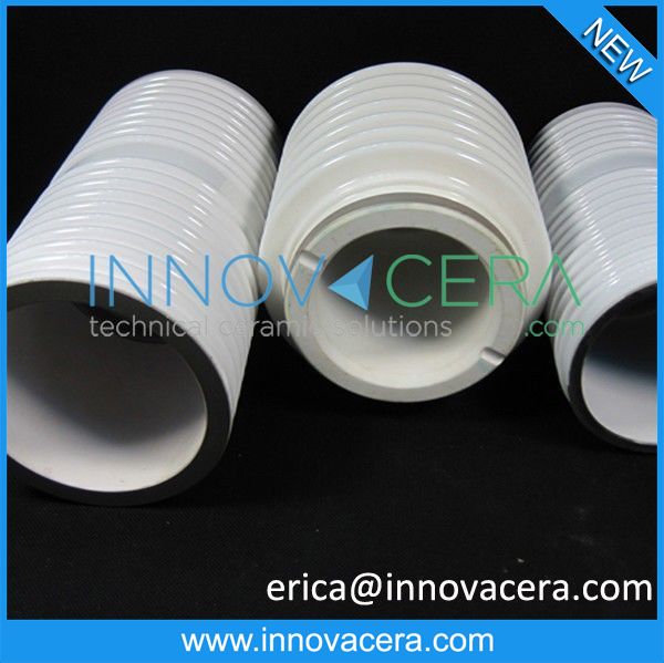 Metallized ceramic tubes