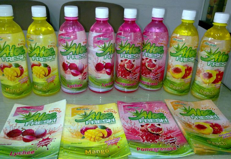 aloe vera drinks fruit flavored