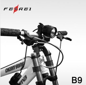 Bike accessories Aluminum LED front bike light B9 