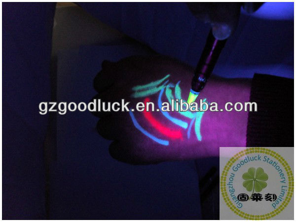 High solid content invisible UV ink/High solid content pre inking UV ink for UV light