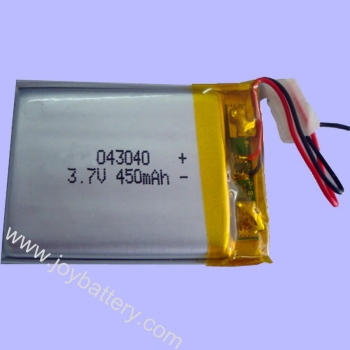 3.7V 450mAh Polymer Li ion Battery
