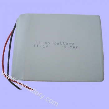 11.1V 9500mAh Polymer Li ion Battery