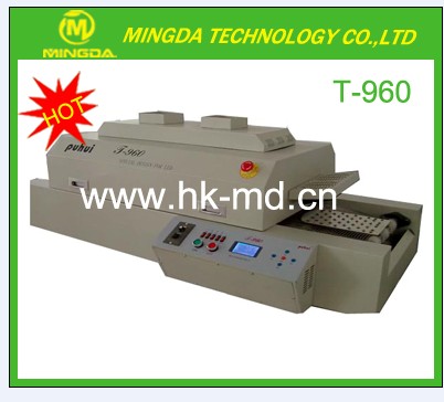 T-960 reflow oven/SMT led reflow oven/double head for welding PCB