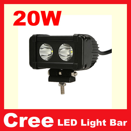 20W Single Row Cree LED Truck lights off road light bars