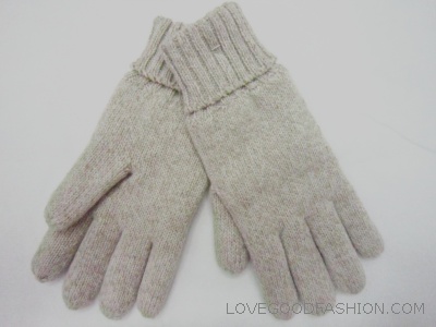 Men& acute;s wool knitted gloves, work gloves, safety gloves