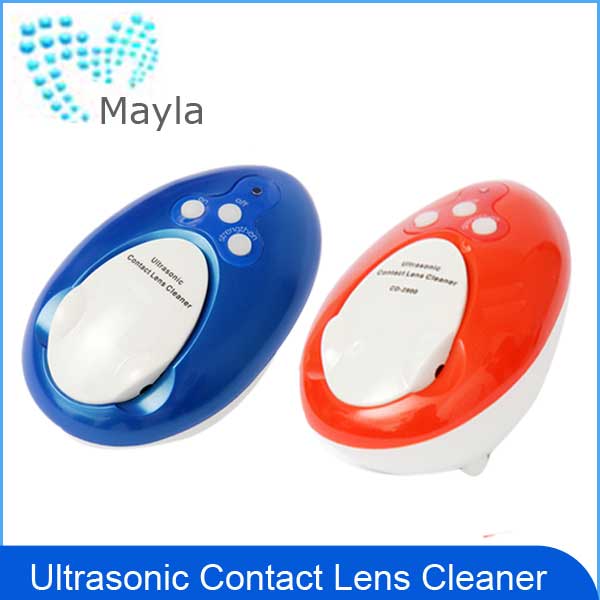 Contact lens ultrasonic cleaner