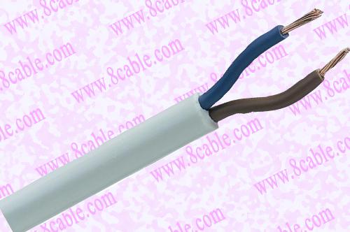 HO3VV-F 2 cores PVC jacket  flexible cable