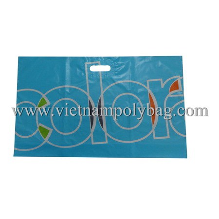 Die cut bag with patch - vietnampolybag.com